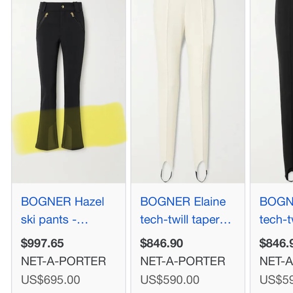 Vintage bonger womens ski pants - fit like sz 2 - Picture 1 of 8